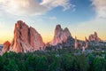 Garden of the Gods, Colorado Springs, Colorado, USA Royalty Free Stock Photo