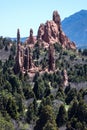 Garden of the Gods landscape, Colorado Royalty Free Stock Photo