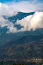 Garden of the gods & pikes peak colorado springs rocky mountains Royalty Free Stock Photo