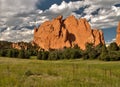 Garden of the Gods rock outcropping Royalty Free Stock Photo