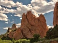 Garden of the Gods rock outcropping Royalty Free Stock Photo