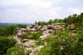 Garden of the Gods Wilderness in Shawnee National Forest Royalty Free Stock Photo