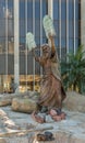 Statue of Moses at Christ Cathedral in Garden Grove, California Royalty Free Stock Photo
