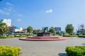 Garden Gun roundabout in Phom Penh, cambodia