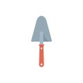 Garden hand shovel icon flat isolated vector Royalty Free Stock Photo