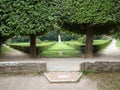 Garden of Horti Leonini. San Quirico, Tuscany Royalty Free Stock Photo