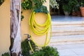 Garden hose-pipe outdoor Royalty Free Stock Photo