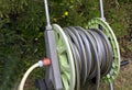 garden hose reel Royalty Free Stock Photo