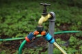 Garden hose tap splitter