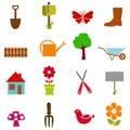 Garden icon set