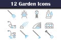 Garden Icon Set Royalty Free Stock Photo