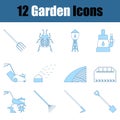 Garden Icon Set Royalty Free Stock Photo
