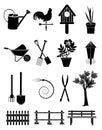 Garden icons set