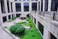 Garden of Indiana government center Royalty Free Stock Photo