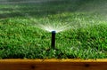 Garden irrigation system Royalty Free Stock Photo