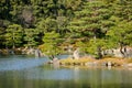 Garden at the Kinkaku temple in Kyoto, Japan