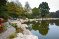 Garden and lake