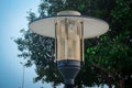 Garden light lamp, lanterns stock photo