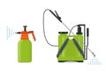 Garden manual plastic sprayer and knapsack