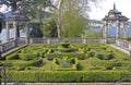 Garden of Meggenhorn Castle that located close to city Luzern
