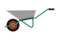 Garden metal wheelbarrow