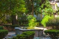 Garden in monastery of village Valldemossa Royalty Free Stock Photo