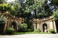 Garden of the Museum of Oriental Arts in Rome Italy