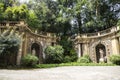 Garden of the Museum of Oriental Arts in Rome Italy