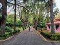 garden near beach in Oeiras, Portugal