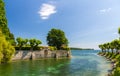 Garden near the lake in Konstanz, Germany Royalty Free Stock Photo