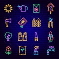 Garden Neon Icons