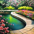 garden and outdoors painting