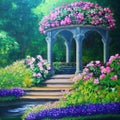 garden and outdoors painting