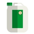 Garden packing a bottle of fertilizer, garden pack icon,