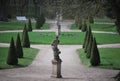 The green garden of the palace in Rogalin, Poland Royalty Free Stock Photo