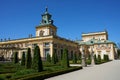 Garden And Palace At Wilanow In Warsaw Capital City Of Poland