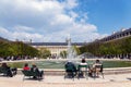 Garden of Palais-Royal - Paris, France Royalty Free Stock Photo