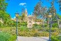 The garden of Palazzo Parisio in Naxxar, Malta