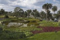 Garden in Pampulha Royalty Free Stock Photo