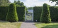 Garden path and gate Royalty Free Stock Photo