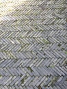 Garden paver abstract pattern