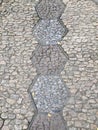 Garden paver abstract pattern Royalty Free Stock Photo