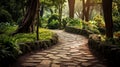 Garden of personal growth path