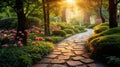 Garden of personal growth path