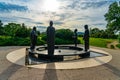 The Garden of Philosophers in Budapest, Hungary.