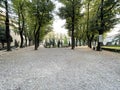 Garden Piazza del Pallone, Mantova, Italy