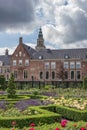 Garden of the Prinsenhof in Groningen Royalty Free Stock Photo