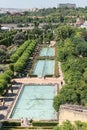 Garden Of The Real Alcazar Of Cordoba Andalucia, Spain