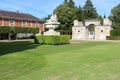 garden of a renaissance castle (anet) in france