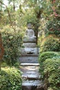 Garden of the Ryoan-ji Temple,Kyoto,Japan Royalty Free Stock Photo